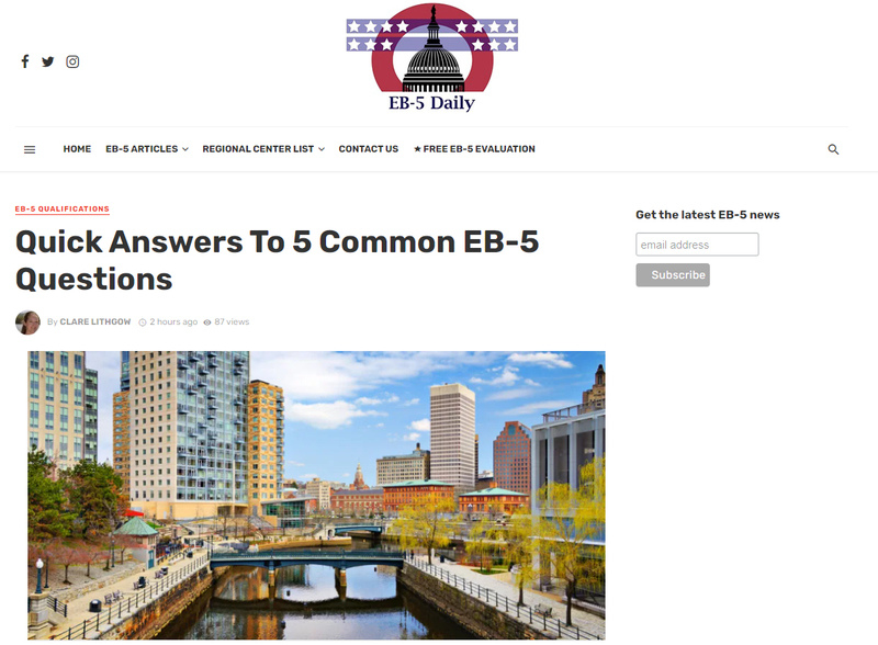 EB-5, EB-5 Visa, EB-5 Investment
