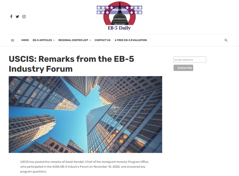 EB-5, EB-5 Visa, EB-5 Investment