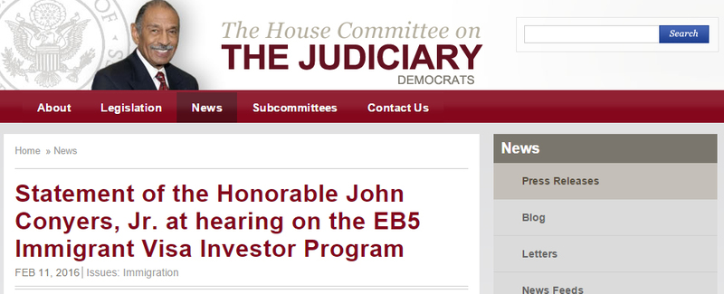 http://democrats.judiciary.house.gov/press-release/statement-honorable-john-conyers-jr-hearing-eb5-immigrant-visa-investor-program