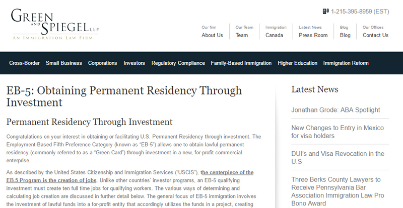 EB-5 Visa, EB5 Visa, EB-5 Investment