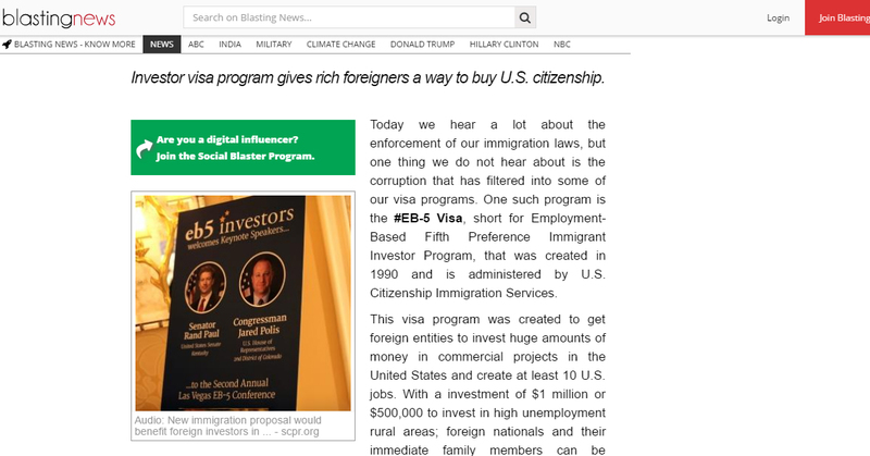 EB-5 Visa, EB5 Visa, EB-5 Investment