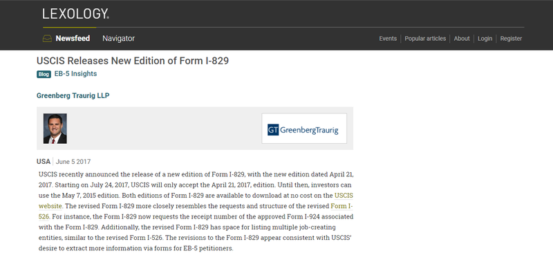 EB-5 Visa, EB5 Visa, EB-5 Investment