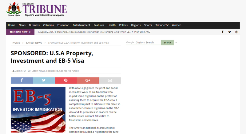 EB-5 Visa, EB5 Visa, EB-5 Investment