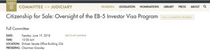 Citizenship for Sale: Oversight of the EB-5 Investor Visa Program