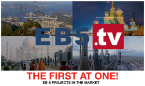 The First at One! EB-5 Projects Open for Investment the 1st of Each Month at 1 PM EST