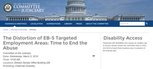 The Distortion of EB-5 Targeted Employment Areas: Time to End the Abuse